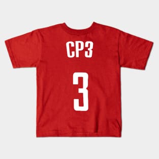 Chris Paul 'CP3' Nickname Jersey - Houston Rockets Kids T-Shirt